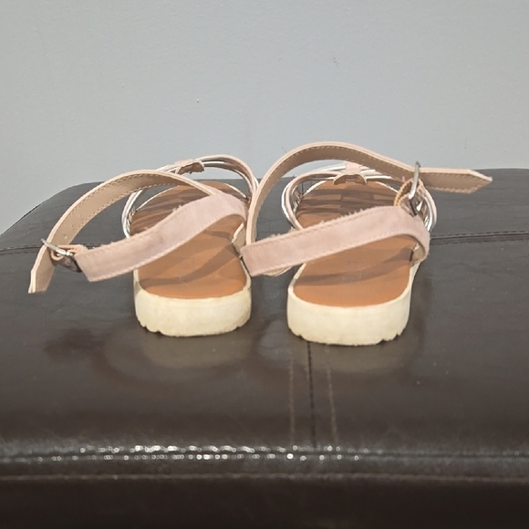 SOLD!!!! The Children's Place Pink and Silver Strappy Sandals - Picture 4 of 5